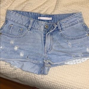 Zara denim shorts